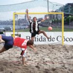 Beach-Handballnetz