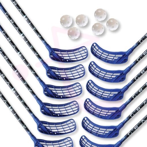 Unihockey 12er-Set Gravity – Bild 2