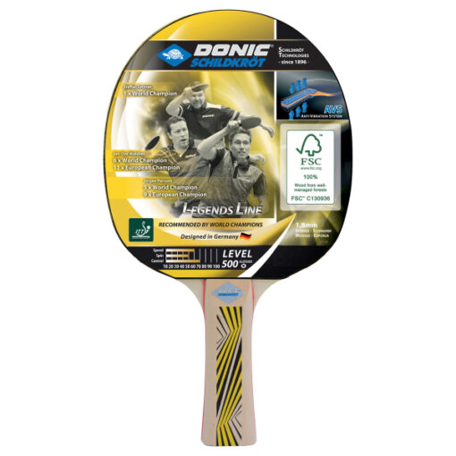Tischtennisschläger Legends 500 12er Set